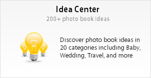 Idea Center - 200+ photo book ideas - Discover photo book ideas in 20 categories, including travel, wedding, and baby.