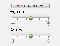 Remove Red Eye, Adjust Brightness/Contrast