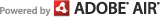 Powered by Adobe AIR