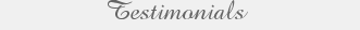 Testimonials