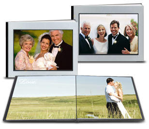 Wedding books created with Picaboo