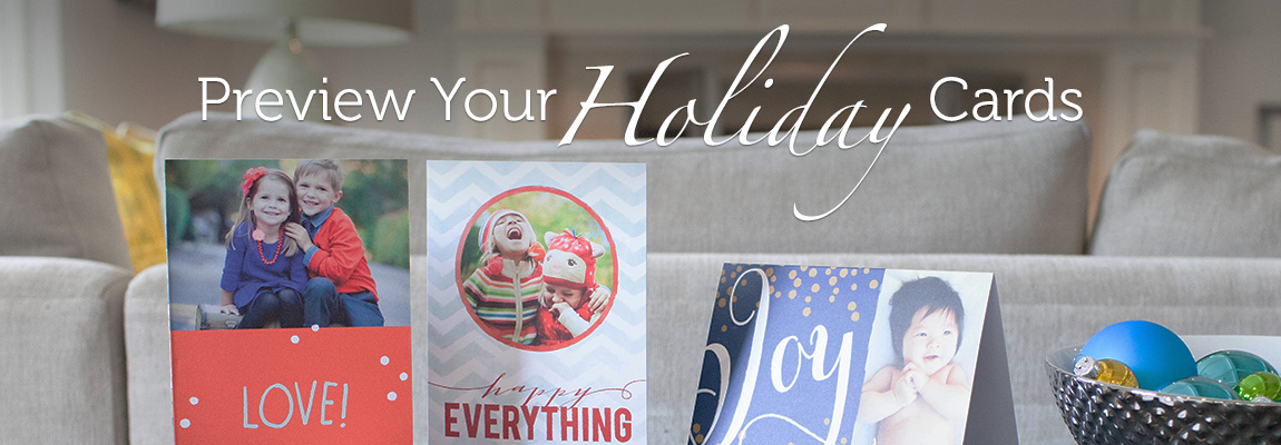 Preview Your Holiday Cards