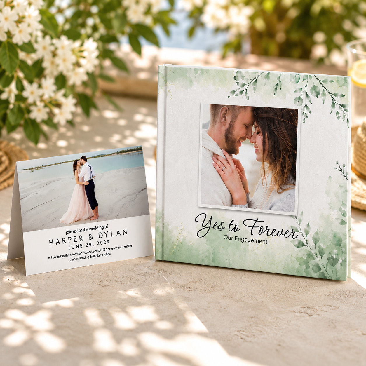 Picaboo greeting cards and wedding photo book bundle